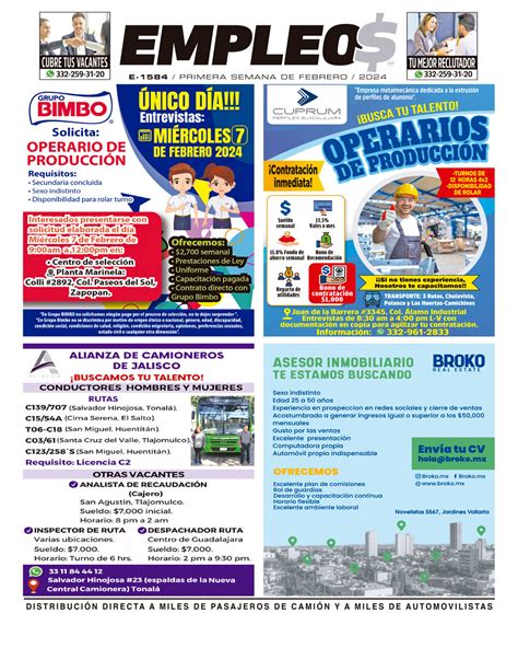 Periodico Slo Guadalajara Los Mejores Empleos De La Ciudad