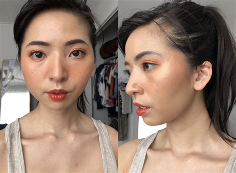 Tried To Do The Igari Blush Trend Today With A Monochromatic Orange