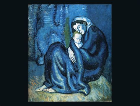 Anjas Theme Of The Week Picasso Week 2 The Blue Period Mother And