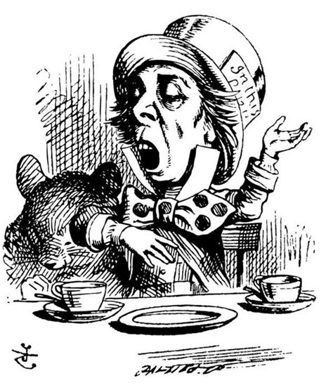 The Mad Hatter Art Print By John Tenniel Alice In Wonderland Original