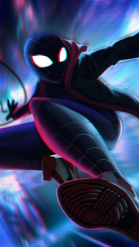 Spiderman into the spider verse, 2018 movies, animated movies. Miles Morales Spider-Man Into the Spider-Verse 4K 5K ...