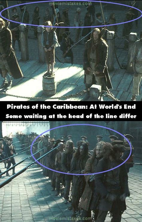 На странных берегах ( pirates of the caribbean: Pirates of the Caribbean: At World's End movie mistake ...