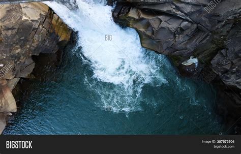 Waterfall Top Down Image And Photo Free Trial Bigstock