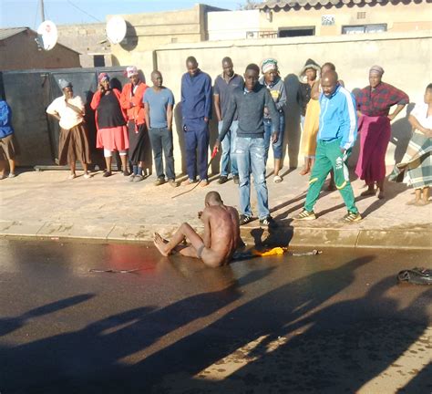 Mob Justice Leaves A Man Brutally Beaten Bramfischerville Soweto Urban