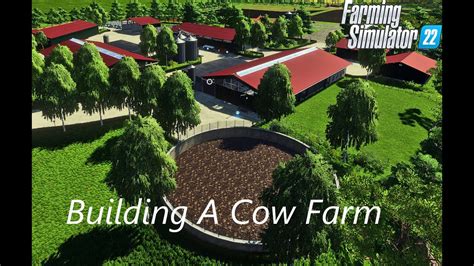 Building A Cow Farm On Haut Beyleron Fs22 Timelapse Part 1 Youtube