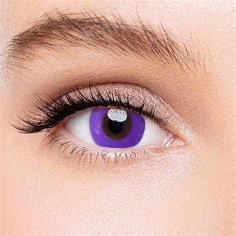 KateEye Pure Purple Colored Contact Lenses