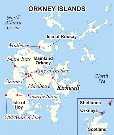 Map Of Orkney Islands Ancestors And Locations They Lived Pinterest