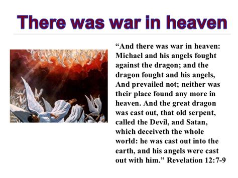 There Was War In Heaven