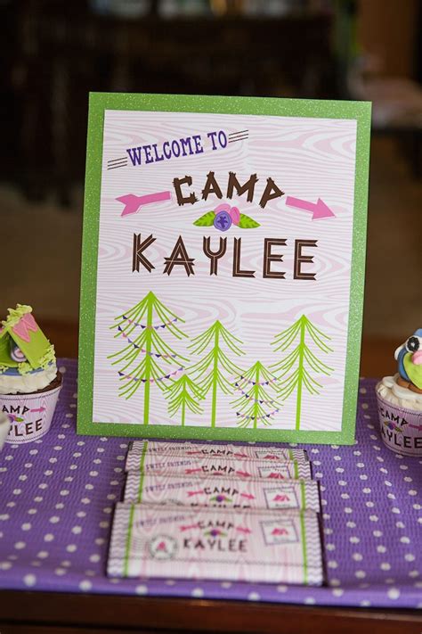 Kara S Party Ideas Glamping Themed Birthday Party {ideas Decor Planning Styling Cake}