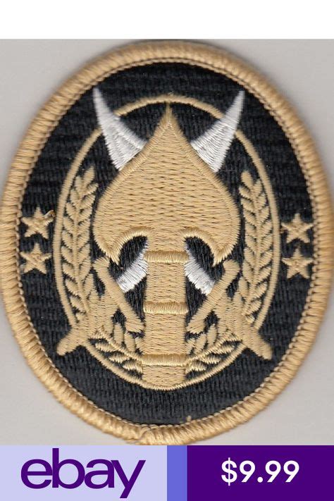 Us Army Intelligence And Security Command Full Color Merrowed Edge Patch
