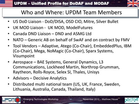 Ppt Updm Unified Profile For Dodafmodaf Powerpoint Presentation