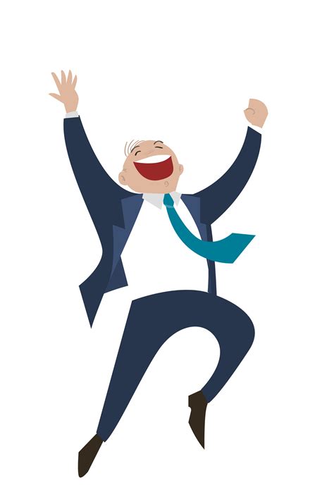 Jumping Clipart Happy Man Jumping Happy Man Transparent Free For