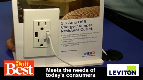 Leviton Usb Duplex Outlet Youtube