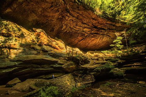 Old Mans Cave Hocking Hills State Park Ohio Photograph By Steve
