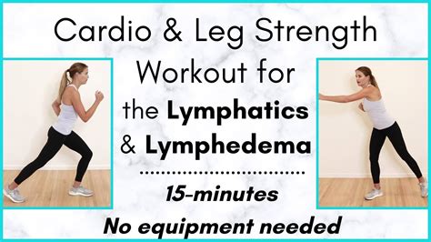 15 Minute Cardio And Strength Lymphatic Drainage Exercise Routine For
