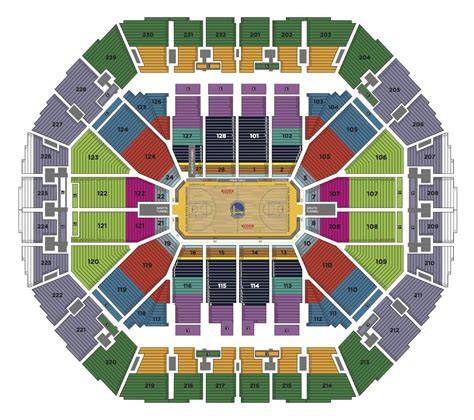 Seating Charts Oracle Arena And Oakland Alameda County Coliseum