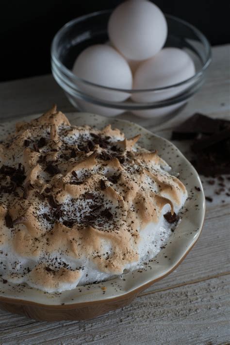 In my opinion, this is the most delicious pie you will ever make! Chocolate Meringue Pie - What the Forks for Dinner?