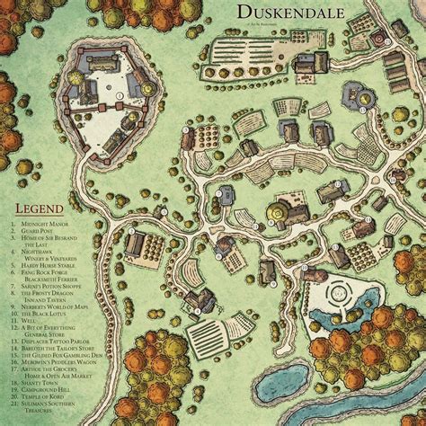 Fantasy City Map Fantasy Town Village Map Village Life Cartography