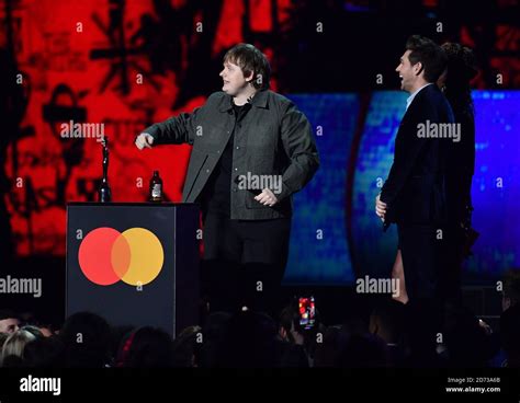 Lewis Capaldi On Stage At The Brit Awards 2020 At The O2 Arena London