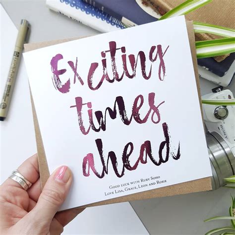 Here's wishing you good luck! Good Luck Card | New Job | New Home | Congratulations By Rich Little Things | notonthehighstreet.com