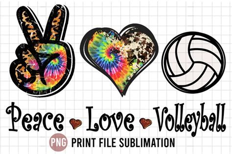 Peace Love Volleyball Png Volleyball Png Peace Png
