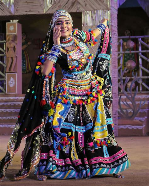 Kalbelia Dancer At Shilpgram Fair Udaipur India Indian Dance