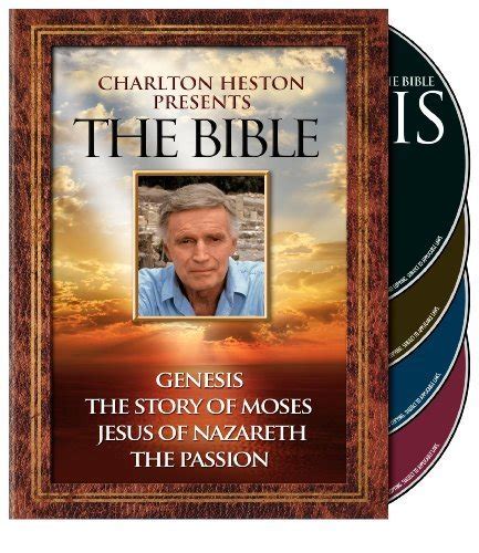 charlton heston presents the bible 4 pack dvd by warner home video movies and tv