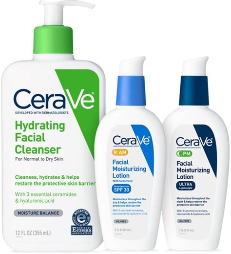 Cerave Daily Skincare For Dry Skin Hydrating Face Wash Am Face