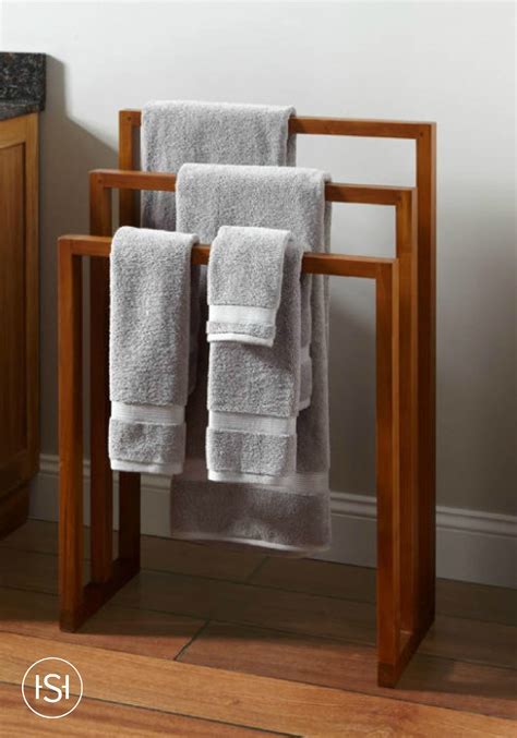 Free shipping on prime eligible orders. Hailey Teak Towel Rack | Towel rack, Towel rack bathroom ...