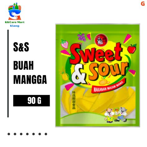 Sands Sweet And Sour Preserved Mangoes Buah Mangga 90g Shopee Malaysia