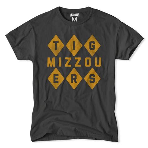 Mizzou Tigers Vintage T Shirt By Tailgate