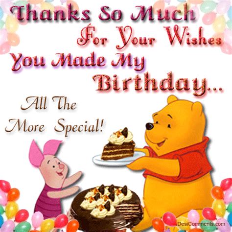 Thanks Quotes For Birthday Wishes Thanks For The Birthday Wishes Quotes Quotesgram Happy