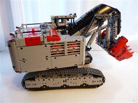 Lego Technic Terex Rh400 Mining Excavator Moc Set W Instructions Mini