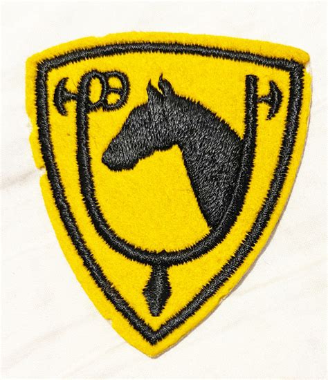Ww2 Us 61st Cavalry Rare With 2 Ears Patch