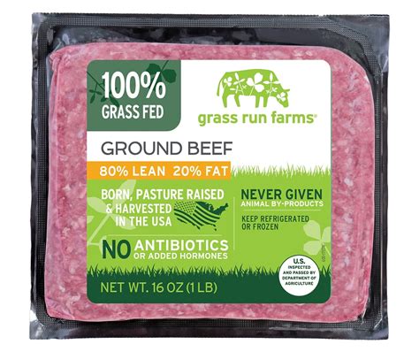 Grass Fed Ground Beef 80 20 Grass Run Farms Products