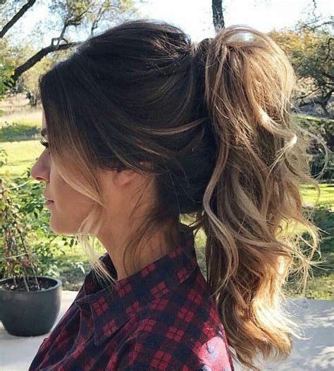Pin By La Terre Salon On Ponytails Hair Long Hair Styles Ponytail
