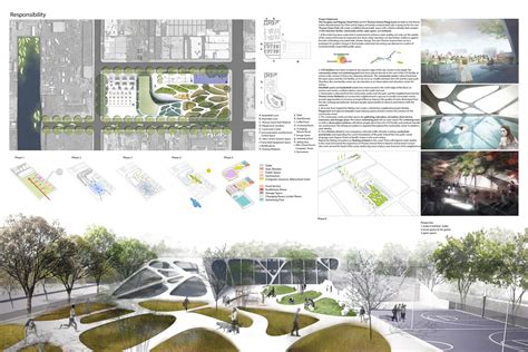 Poster Layout 5 Landscape Design Competition Architecture Design