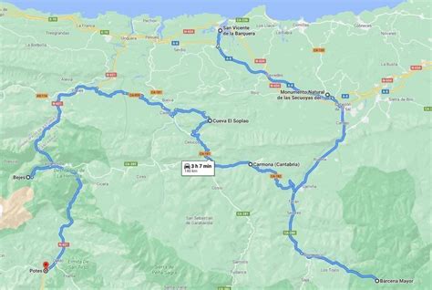 Ruta Por Cantabria En Coche En 6 Días Itinerario De Cada Día Mapa