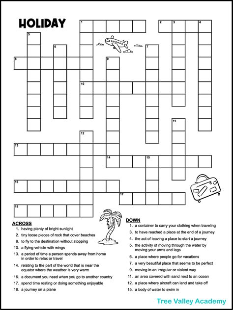 Large Printable Easy Crossword Puzzle Crossword Free Printable