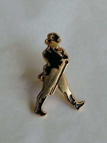 Johnnie Walker Striding Man Logo Lapel Hat Jacket Pin 3870180086