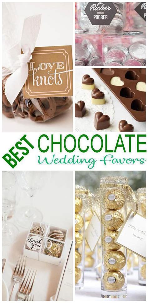 Wedding Favors The Best Chocolate Wedding Favor Ideas Choose From