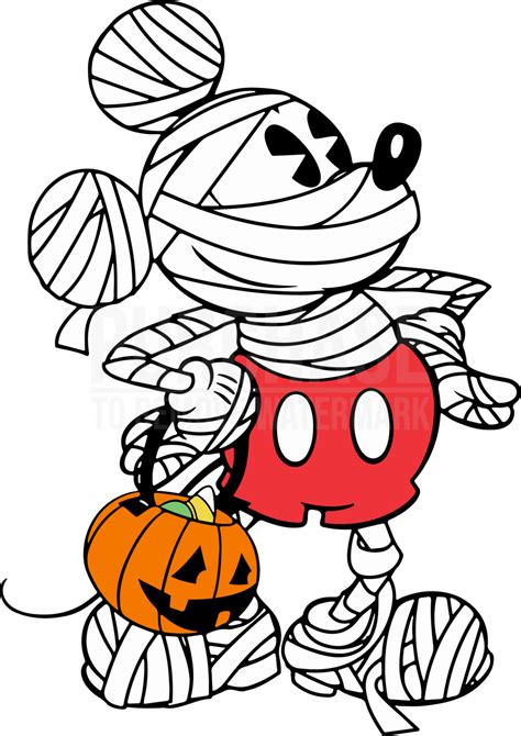 Mickey Mouse Mummy Svg Mickey Mouse Svg Disney Halloween Svg Mickey