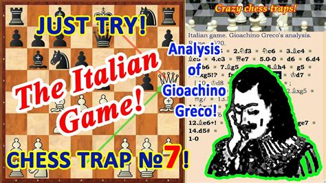 The italian game (like the two knights') as black. Italian game chess opening 7 - Analysis of Gioachino Greco ...