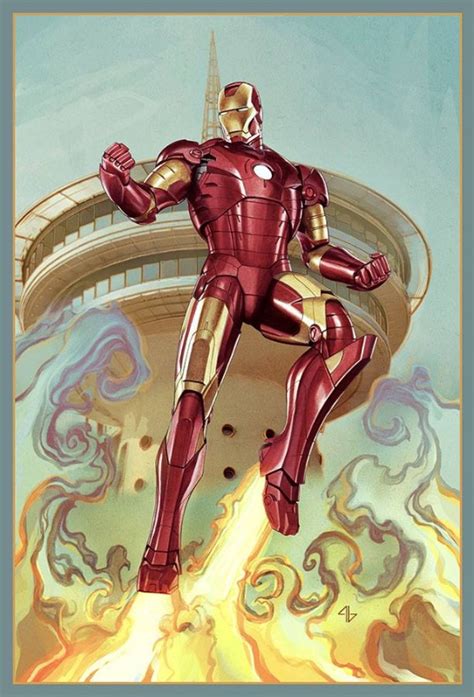 Iron Man Mark Iii Adi Granov Illustration Sketchbook Vol 3 Cover By