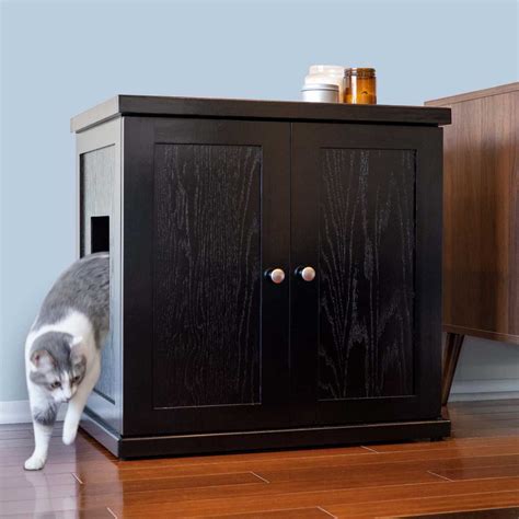 Deluxe Cat Litterbox Cabinet Modern Style Catsplay Superstore