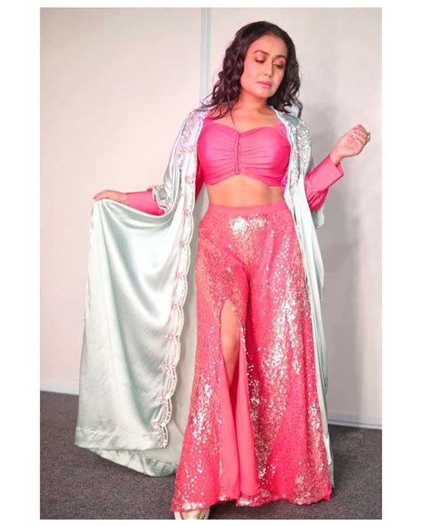 Indian Idol 11 Host Neha Kakkar Looks Heavenly In A Pink Outfit Check It Out The Indian Wire