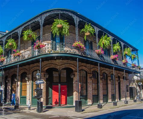 Fototapeta French Quarter Architecture In New Orleans Louisiana House