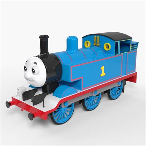 3d Model Thomas Train Turbosquid 1297118