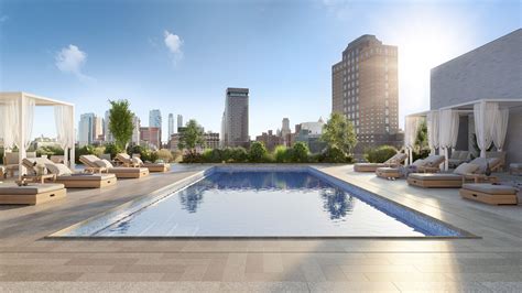 最好的Resdiential屋顶泳池在纽约MRKT万博max手机网页版中国