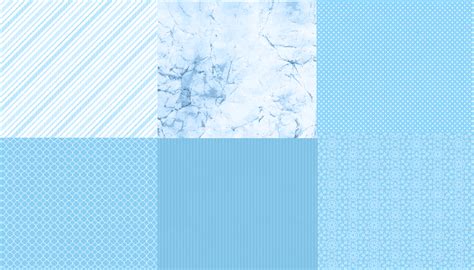 18 Fresh And Fun Blue Scrapbook Papers